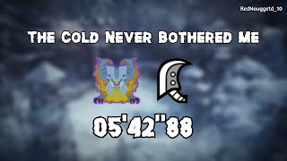 MHW Iceborne  The Cold Never Bothered Me  Greatsword 0542quot88 [upl. by Ydualc478]