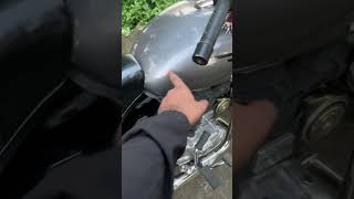 How to adjust seat height  Bullet standard 350 accident  royalenfield bulletlover modified [upl. by Rebmaed642]