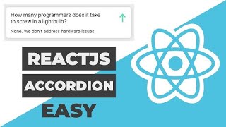 Create a Beautiful Animated and Dynamic Accordion in Reactjs  Best React Tutorial for Beginners [upl. by Christye997]