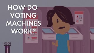 How Do Voting Machines Work  Simple Civics [upl. by Akcirehs]