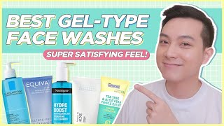 Best GELTYPE FACE WASHES that FOAM ALL SKIN TYPES  Affordable Options Filipino [upl. by Ecnarf]