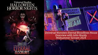 Universal Monsters Eternal Bloodlines House Overview with John Murdy  Midsummer Scream 2024 [upl. by Asiluj]