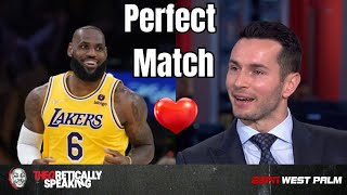 Why JJ Redick is the perfect coach for LeBron James and the Lakers for now  future [upl. by Annerahs]