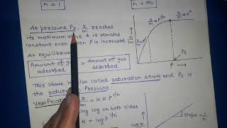 Freundlich Adsorption Isotherm amp Applications of AdsorptionClass12ChemistryLecture16Unit 5 [upl. by Rhianon]