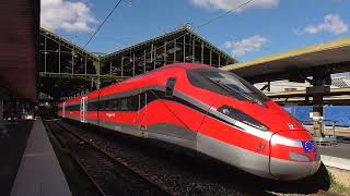 FRECCIAROSSA MILANO  PARIGI e TGV alla stazione di PARIS GARE DE LYON [upl. by Ankeny107]