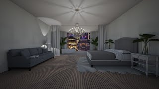 Designing a MODERN City View OPEN FLOW Bedroom on RoomStyler [upl. by Bowman546]