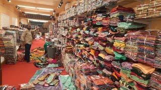 Business ideas in Telugu  Surat saree wholesale market TeluguSurat textile market Telugu [upl. by Meelak29]