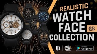 Most realistic watch faces for your Samsung Galaxy Watch 6 5 4 Wear OS 2023 Recap [upl. by Latona]