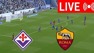 🔴In Diretta  Fiorentina vs Roma  Serie A 2425  Partita in diretta oggi [upl. by Tnarg968]