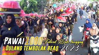 FESTIVAL BALE LANGGAQ PAWAI 1000 DULANG TEMBOLAK BELAQ GAWE MUSIM KEMBALIT 2023  SAKRA LOMBOK TIMUR [upl. by Weinshienk]