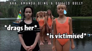 Amanda Buckman being dragged by Wednesday for over 4 and a half minutes straight 💅🏻 [upl. by Griffis]