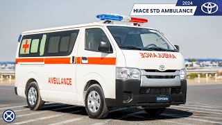 TOYOTA HIACE STD AMBULANCE 27P MT MY2024  LHIACESTD27P1A  MILELE [upl. by Adnilahs]