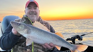 Walleye Fishing Green Bay 31224 [upl. by Niltiak]