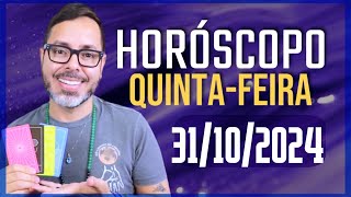 HORÓSCOPO DO DIA 31102024🔮 [upl. by Riplex]