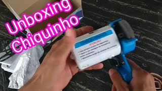 Mini esmeril Chiquinho Unboxing Mercado Livre Adesivete Carimbos de unhas [upl. by Einolem]