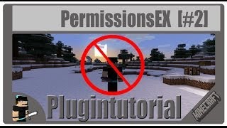 PERMISSIONSEX 2  MINECRAFT 174 BUKKIT PLUGIN  GRUPPEN EINRICHTEN [upl. by Leahci]