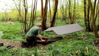 Lightweight Tarp And Bivvy Set Up [upl. by Edora]