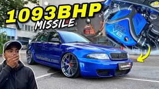 THE INSANE 1093BHP STROKER B5 AUDI RS4 FINAL BOSS [upl. by Xenia495]