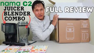 NEW Nama C2 Cold Press Juicer amp Blender Combo Unboxing Review [upl. by Allis]