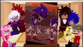 Sonic Boom characters  Rouge react to different Sonic EXEs [upl. by Valle]