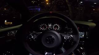 2016 VW GOLF GTI CLUBSPORT DSG ONBOARD REVIEW HD NIGHT VISION [upl. by Litman]