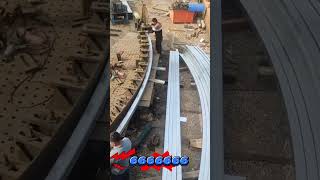 Curved steel tube bending process [upl. by Aryan79]