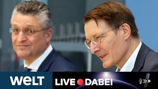 STREIT UM IMPFPFLICHT Briefing zur CoronaLage  Lauterbach unter Druck  WELT Live dabei [upl. by Penoyer]