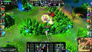 Fnatic Vs aAa Game 1 League of Legends Season One Championship Dreamhack [upl. by Latoyia133]