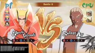 Naruto Baryon Mode Boruto Karma amp Hinata Uzumaki Vs Raikage Ay Killer Bee amp Darui [upl. by Annawek523]