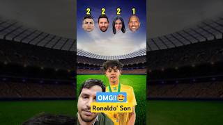 Ronaldo Jr vs Thiago Messi vs Broski vs Hasbulla🤩⚽ [upl. by Slade]