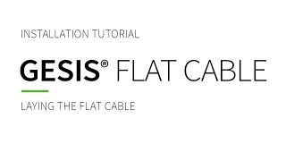 Wieland Tutorial  Laying a gesis® NRG flat cable  Wieland Electric [upl. by Drusi]