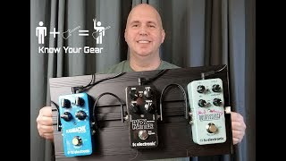 TC Quintessance Dark Matter amp Flashback II Pedal Combo [upl. by Neibaf]