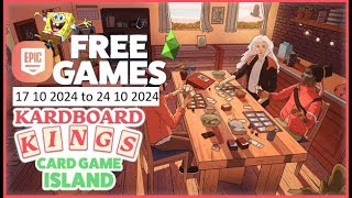 Free Game  Kardboard Kings  Epic Games 17 10 2024 to 24 10 2024 [upl. by Ebanreb359]