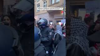 Polizei wird auf Demo provoziert nachrichten bundestag migration [upl. by Harden]