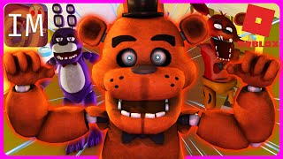 Roblox FNAF  Inadequate Mod  The FNAF 1 NPCs Have INVADED The Backrooms Part 2 [upl. by Yakcm]