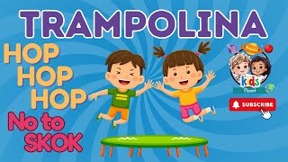 TRAMPOLINA  Piosenki dla dzieci KidsPlanet ⭐️⭐️ [upl. by Haney]