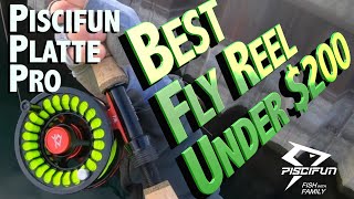 Fly Reel Review amp Field Test Piscifun Platte Pro  Best High Quality Fly Reel at a Budget Price [upl. by Lekim]