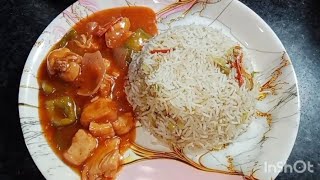 Egg Fried Rice With Chicken Shashlik Recipe [upl. by Barr]