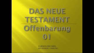 Offenbarung 1  Elberfelder Bibel [upl. by Evanne323]