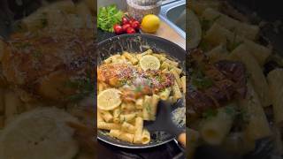 EASY lemon chicken PASTAS food cooking shorts pasta kawsarfoodblog 👌 [upl. by Merridie909]