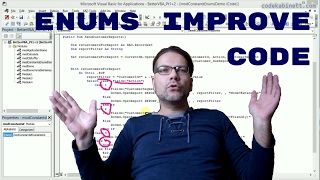 Better VBA 4  Using Enums Enumerations in VBA [upl. by Nemad]