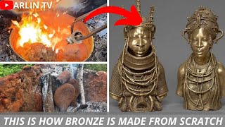 BRONZE CASTING IN IGUN Benin Heritage EXPLORING BENIN CITY EDO STATE IN 2022 [upl. by Harneen]