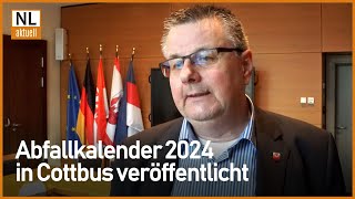 Cottbus  Neuer Abfallkalender 2024 veröffentlicht [upl. by Ayinat]