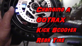 Changing a GoTrax Rear Tire [upl. by Brenk]