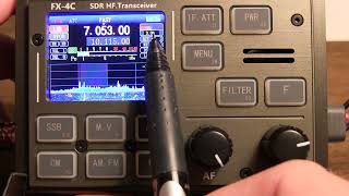 355 Radio Review FX4C SDR QRP Transceiver  Review of features and operating controls [upl. by Allenotna397]