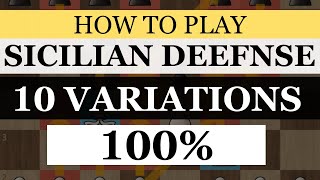 How to Play Sicilian Defense All 10 Variations [upl. by Nelak]