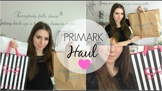 PRIMARK HAUL  November 2015 [upl. by Norvin620]