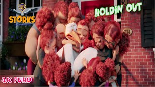 Storks Holdin’ Out Song  Video song  Storks Movie 2016  The Lumineers  4K FUHD [upl. by Notyal]