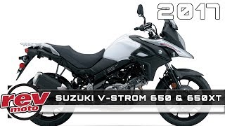 2017 SUZUKI VSTROM 650 amp VSTROM 650XT Review Rendered Price Release Date [upl. by Idyak]