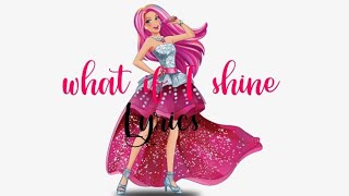 What if I shine  barbie Rockn Royals lyrics [upl. by Anirtak449]